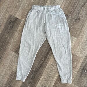 Nike Alabama Sweatpants Gray Tapered Joggers Pull On Pockets Size M Men logo